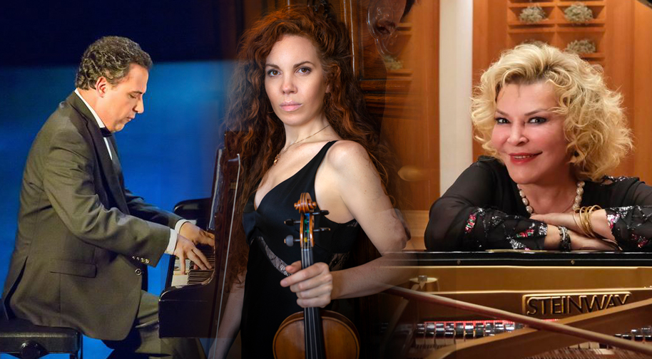 Michael Bulychev-Okser (USA) Piano & Miriam Davis  (England) Violin & Gülsin Onay (Turkey)